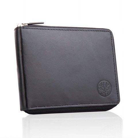 Мужской кожаный кошелек Betlewski с RFID 10х13х2 (BPM-DZ-75) - черный BPM-DZ-75 фото