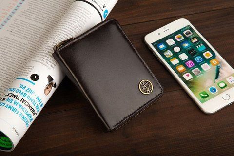 Мужской кожаный кошелек Betlewski с RFID 13 х 10 х 2,5 (BPM-BF-76) - коричневый BPM-BF-76 фото